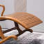 Chaise berçante en bois massif