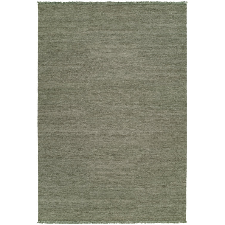 Sumak Wool Area Rug in Gray