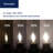 B10E12 40W Equivalent B10 E12/Candelabra Dimmable LED Bulb, 5000K-78866983