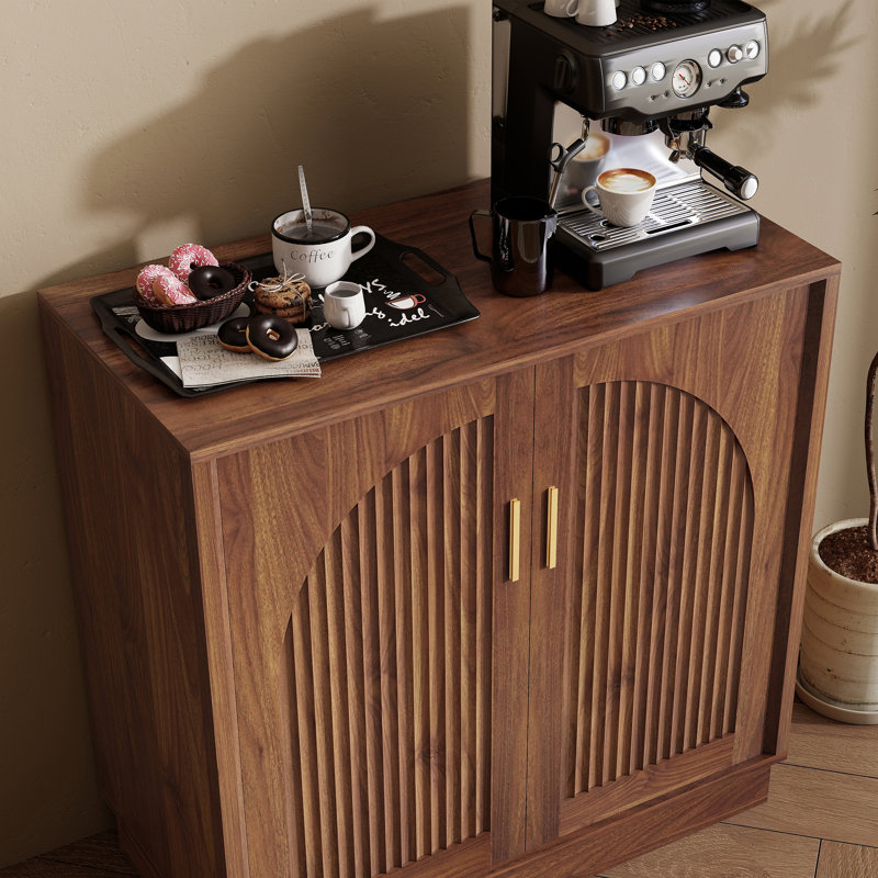 Buffet 31,5 po Modern, Noyer, L 31,5 po x l 15,7 po x H 31,6 po