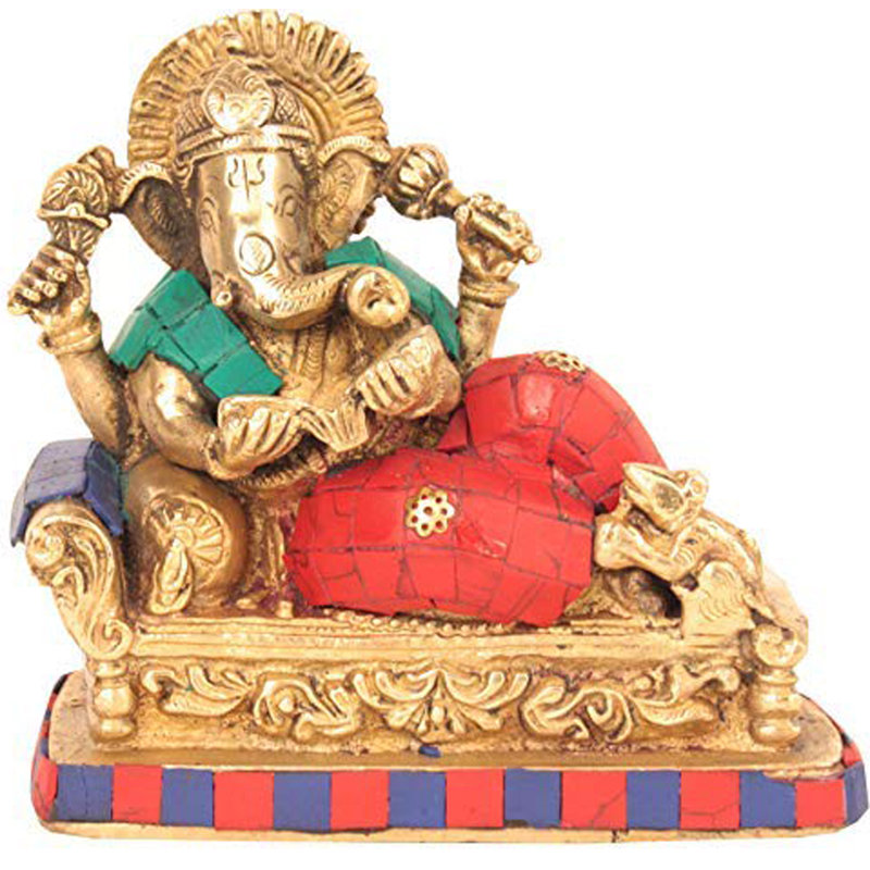 Raynaud se reposant Ganesha lisant le Ramayana