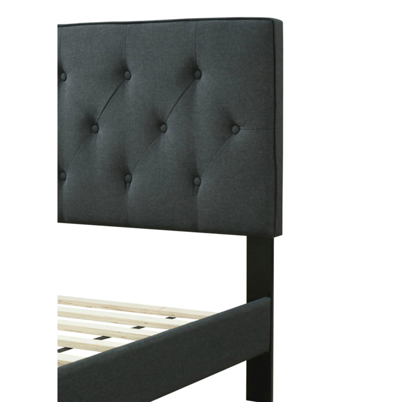 Très grand lit intégré dans une boîte - Tête de lit, revêtement noir avec fonction de compatibilité