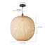 Luminaire suspendu 1 lumière jaune Bairbre-2027037964