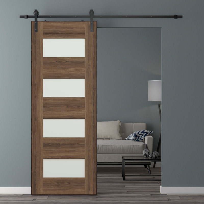Porte de grange Avon, Pacane, 35,875 po x 83,23 po