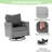 Aryen 8 Piece Outdoor Wicker Seating Group with Cushions and Rocking Swivel Chairs-2105308805-2105308803