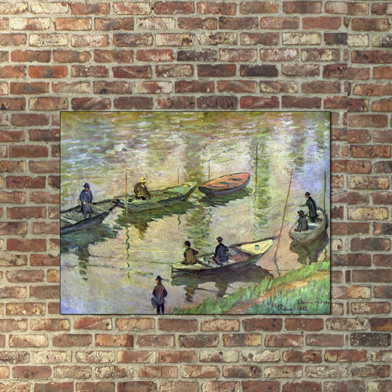Claude Monet - Wrapped Canvas Painting, 60cm H x 80cm W x 1.8cm D
