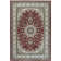 Tapis oriental rouge / ivoire Attell