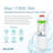 Elkay Genuine WaterSentry 71300C Replacement Filter for ezH2O Enhanced Bottle Filling Stations, NSF Certified, Reduces PFAS, Lead & Microplastics, 2250 Gallons, Single