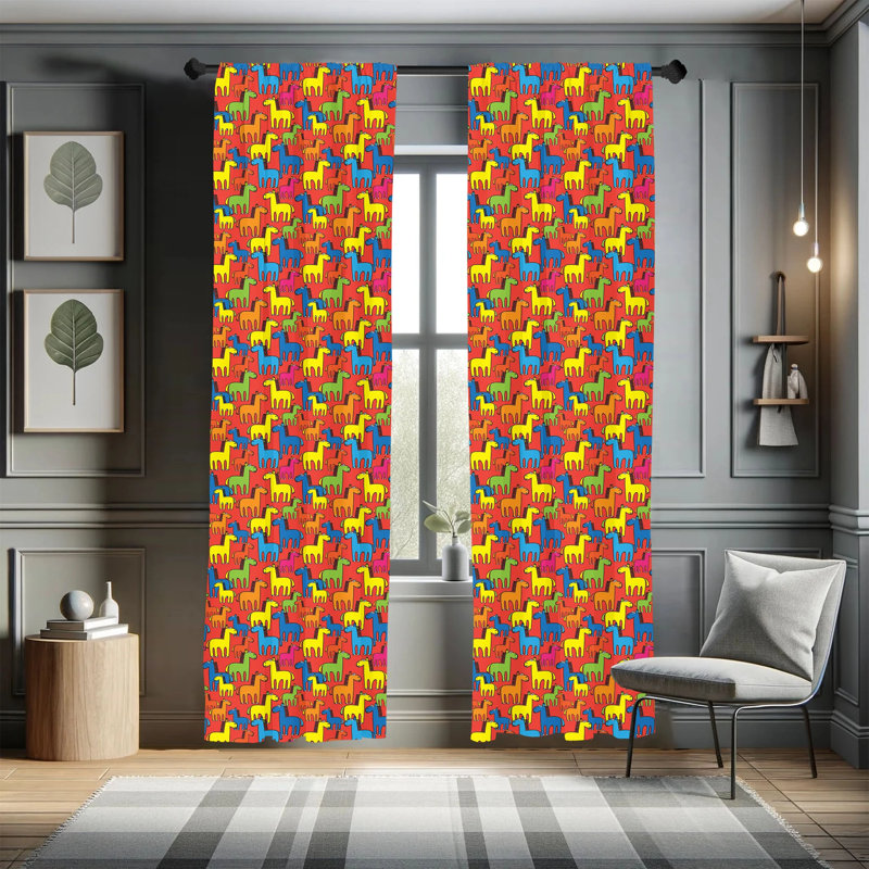 Room Darkening Sliding Panel Pair, 28" x 84"