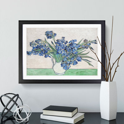 Vase of Irises Vol.1 by Vincent Van Gogh - Picture Frame Painting