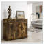 Armoire de rangement rustique avec conception anti-basculement-1177657849