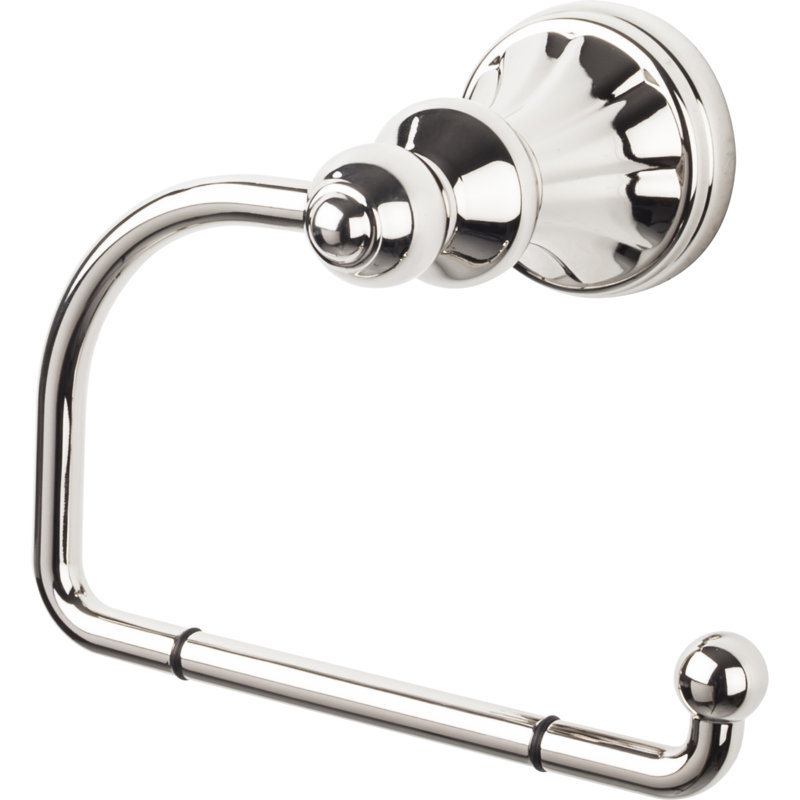 Hudson Bath  Wall Mounted Toilet Paper Holder, Polished Nickel