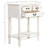 Rustic 23.5'' Rectangular Console Table – Durable Solid Wood with 3 Drawers and Turned Legs Storage-1837483074