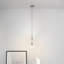Suspension Kichler Everly chromée de 50 cm (19,75 po) à une lumière avec abat-jour transparent en forme de larme-1268284791-1254475803-1254441226