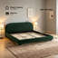 Lit moelleux en velours-129025324-129025326