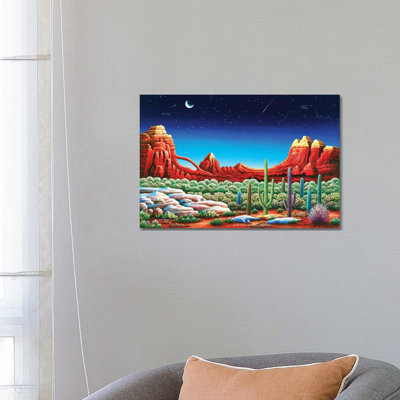 Red Rocks V 1 Piece Wrapped Canvas Wall Art