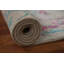 Tapis de couloir gris en laine noué à la main de conception unique 3 pi 1 po x 11 pi 9 po New Age