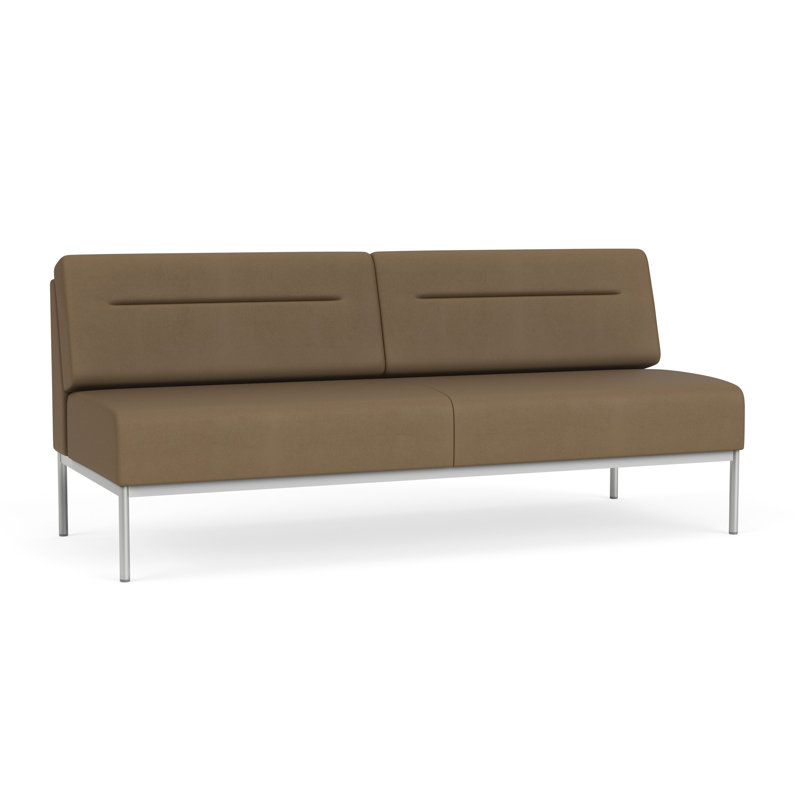 Canapé Darsey, Sans alimentation, Patriot Plus taupe, Argent argent
