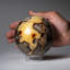 Genuine Polished Septarian (2") Sphere from Madagascar-781910266-781910265
