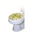 Décalcomanie de siège de toilette Cabin Gone Fishing - housse de couvercle en vinyle antidérapant réutilisable-14732005