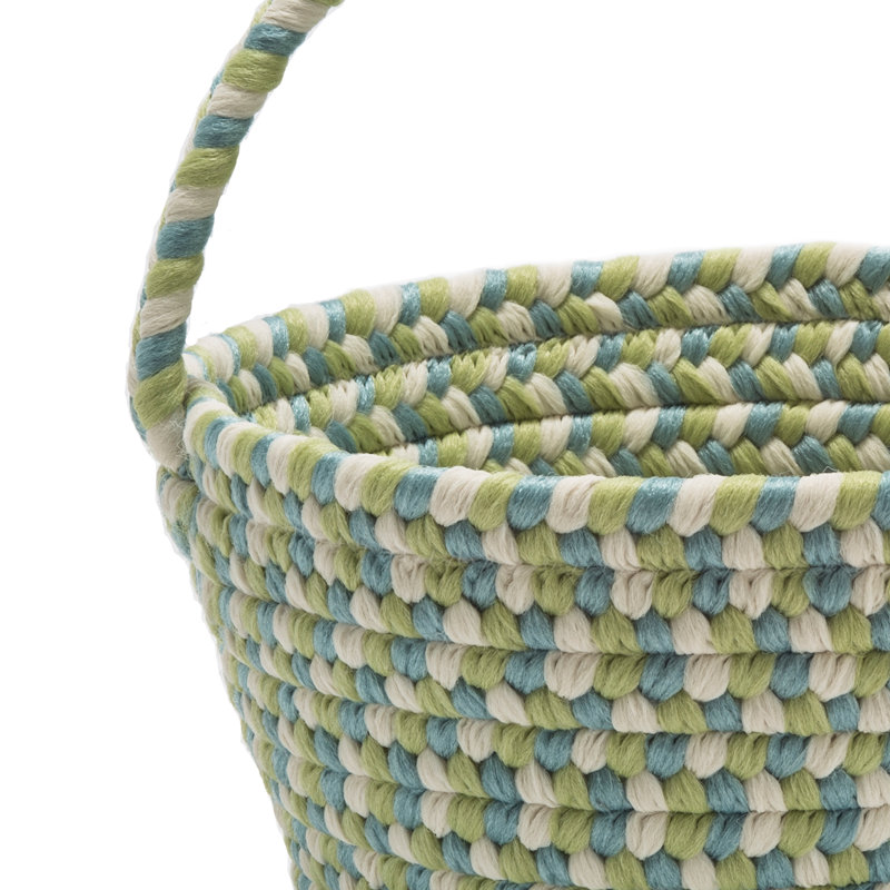 Panier Linda, Vert / Bleu