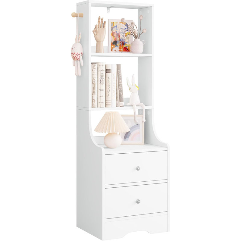 Rajko 37cm W Manufactured Wood Bedside Table