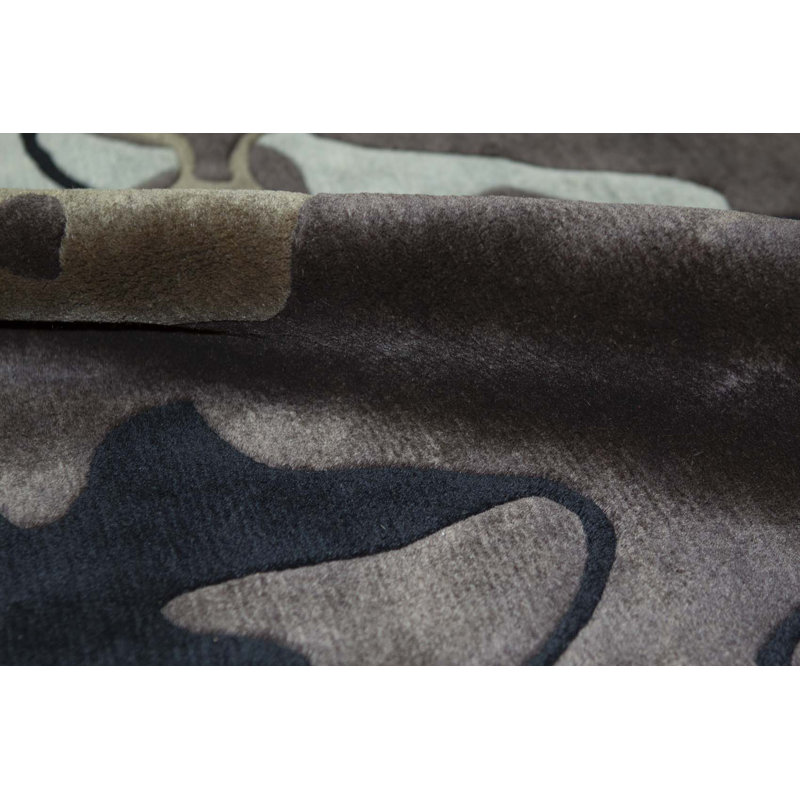 Wool Abstract Indoor Rug