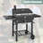 Costway 50.5'' W Barrel Charcoal Grill
