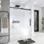 Porte de douche coulissante double sans cadre l 60 po x H 76 po-104339005