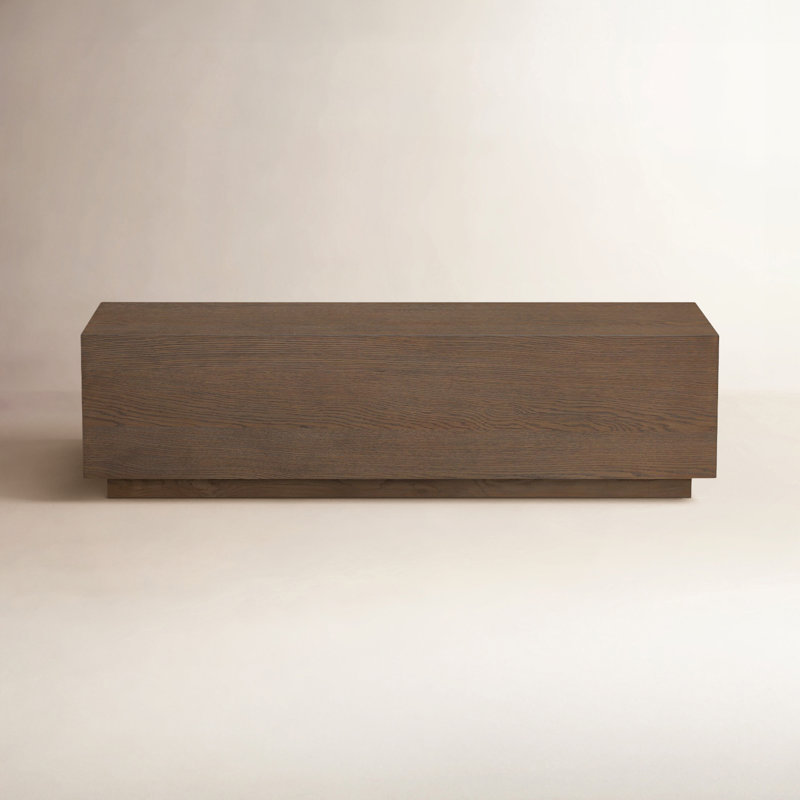 Melora Coffee Table, Dark Brown Wood