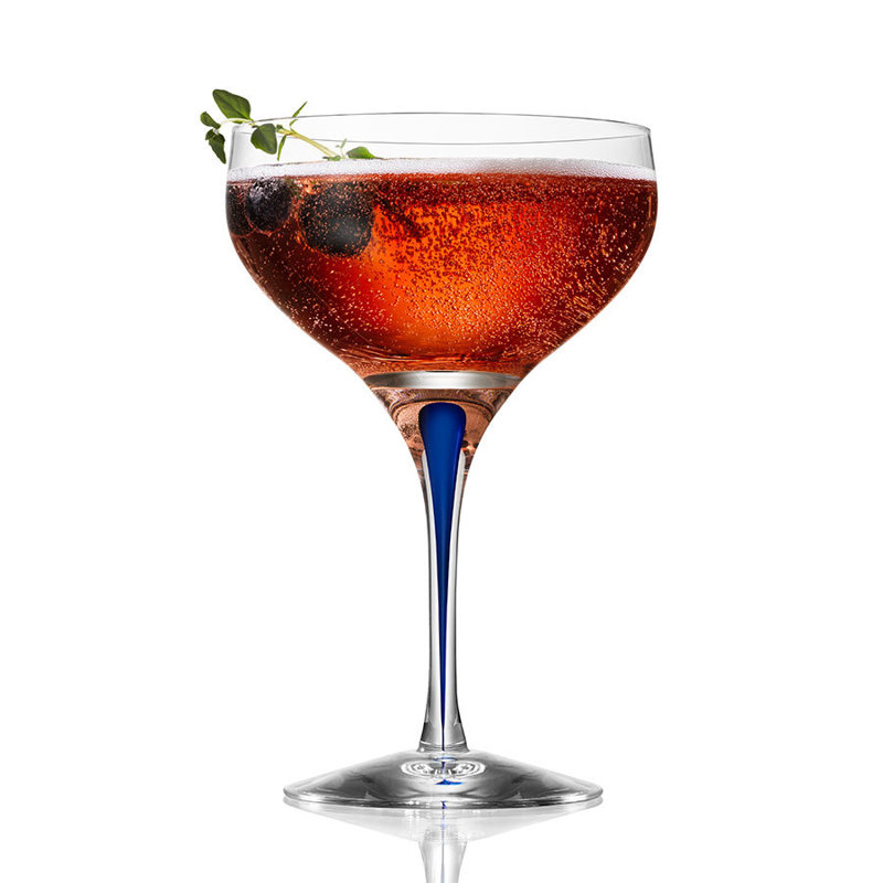 Intermezzo Blue 12 oz. Glass Coupe
