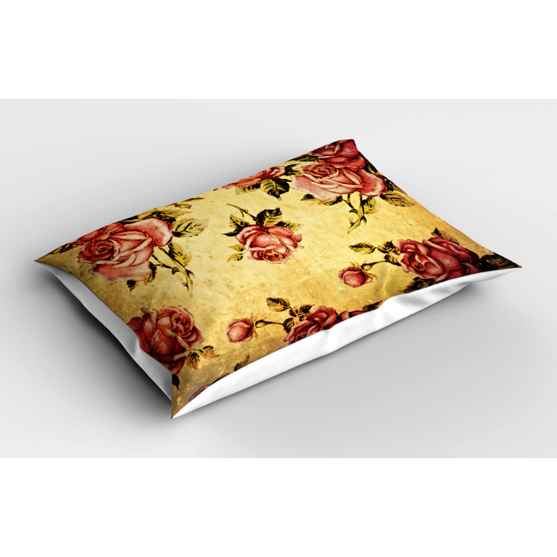 Polyester Floral Sham Set, Twin