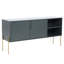 Buffet polyvalent de style Mid-Century ou meuble télé avec beaucoup de rangement pour le salon et la cuisine