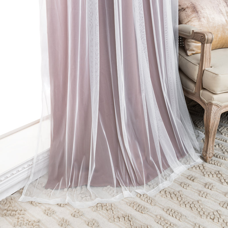 Blackout Curtain, 52" W x 84" L, Chestnut