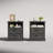 19.7" 2 Pieces Nightstand Set for Bedroom,Nightstans with Drawers-2097128801