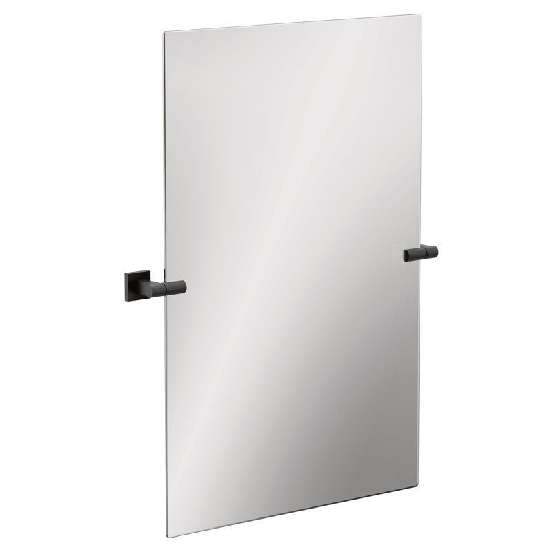 Miroir de meuble-lavabo moderne et contemporain, Noir mat