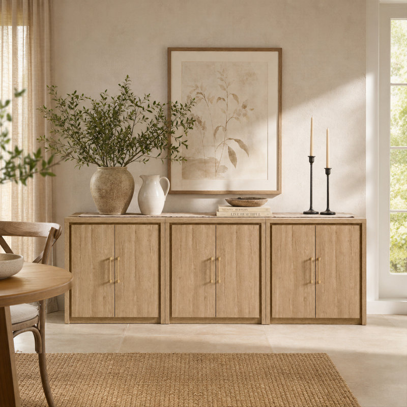 Lentz 167.6cm Sideboard, Sand Oak