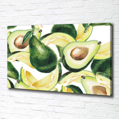 An Avocado - Wrapped Canvas Print