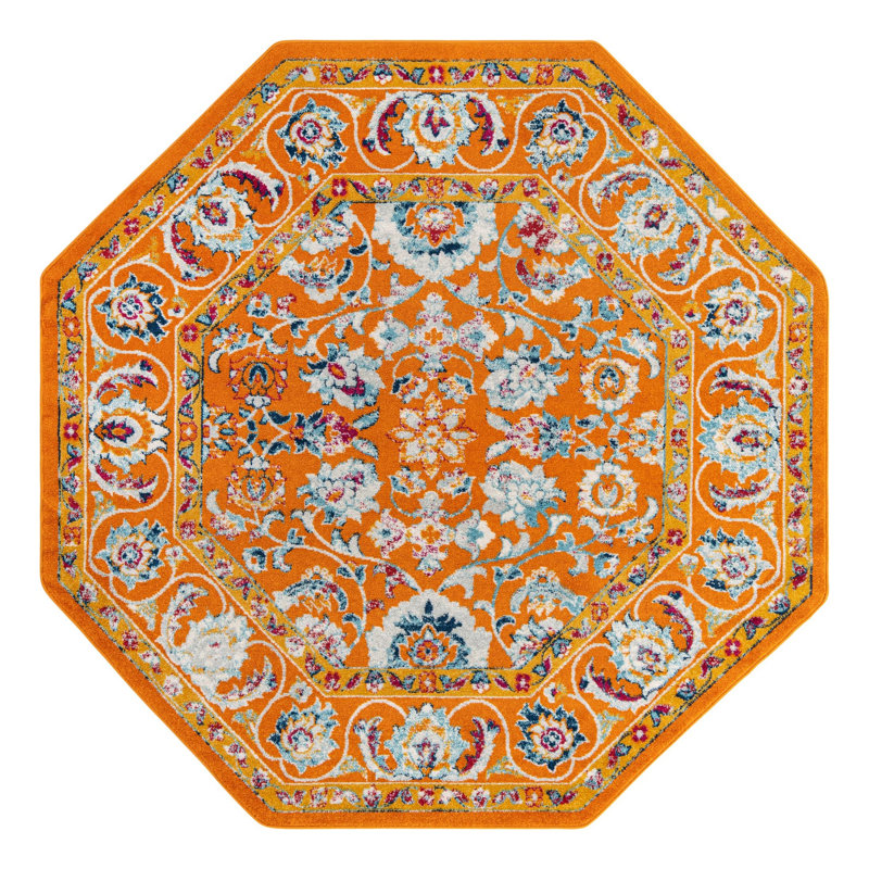 Hilley Oriental Indoor Rug, Octagon 7' x 7'