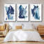 Indigo Collide I, ensemble de 3 toiles encadrées sur toile-1052132935-1052132932