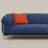 Blue Bauhaus Mid-Century Designer Sofa