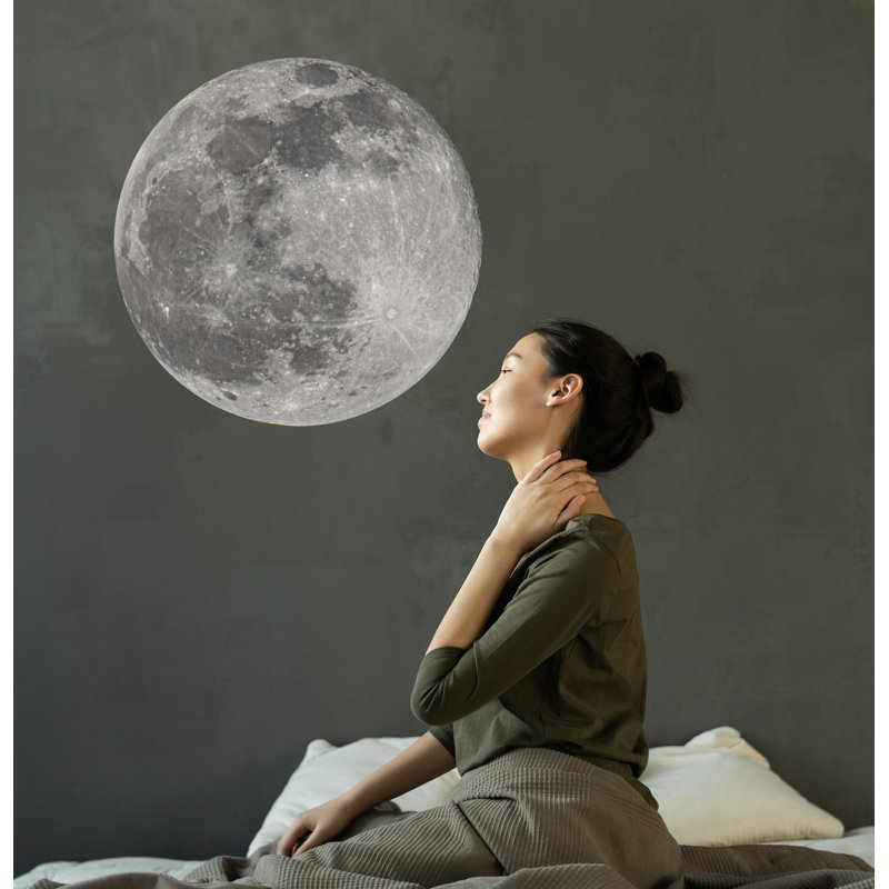 Adhésif décoratif lune, H 46 po x l 46 po