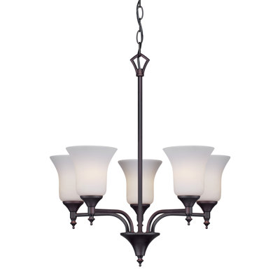 Crothersville 5 - Light Dimmable Classic / Traditional Chandelier