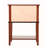 Cherry Nightstand With Storage Shelf