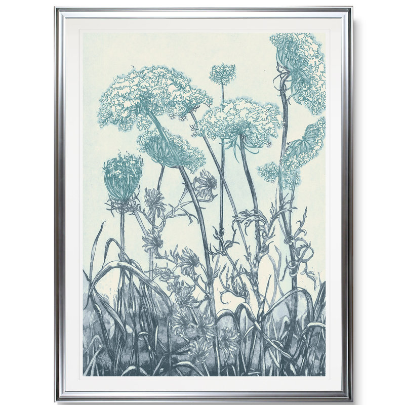 «Indigo Fields II», reproduction, H 18 po x l 12 po x 1,5 po, Toile tendue