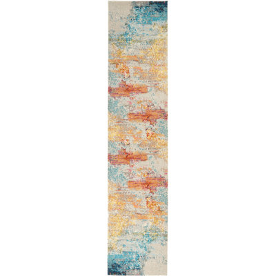 Adrihana Machine Woven Abstract Area Rug