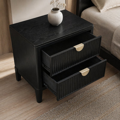 Table de chevet 2 tiroirs Mason
