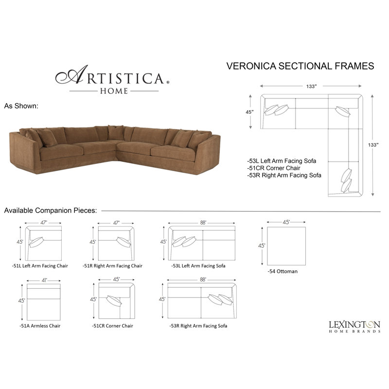 Artistica Upholstery Sectional