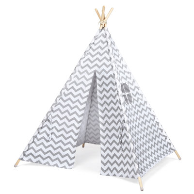 Lowestoft Isabelle & Max 120cm W x 120cm D Indoor / Outdoor Cotton Triangular Play Tent