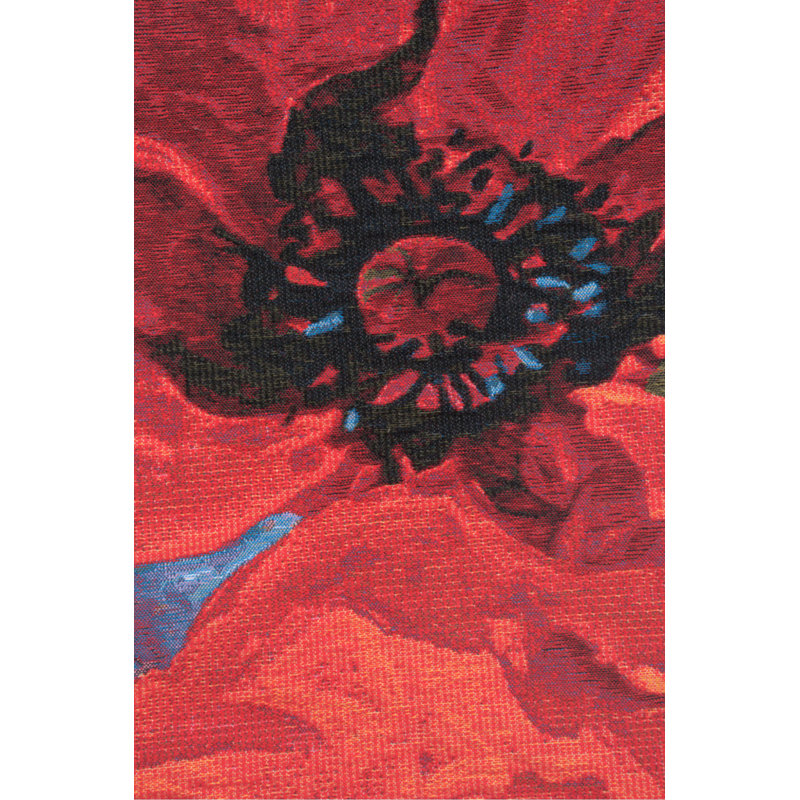 Floral Cotton Blend Pillow Cover
